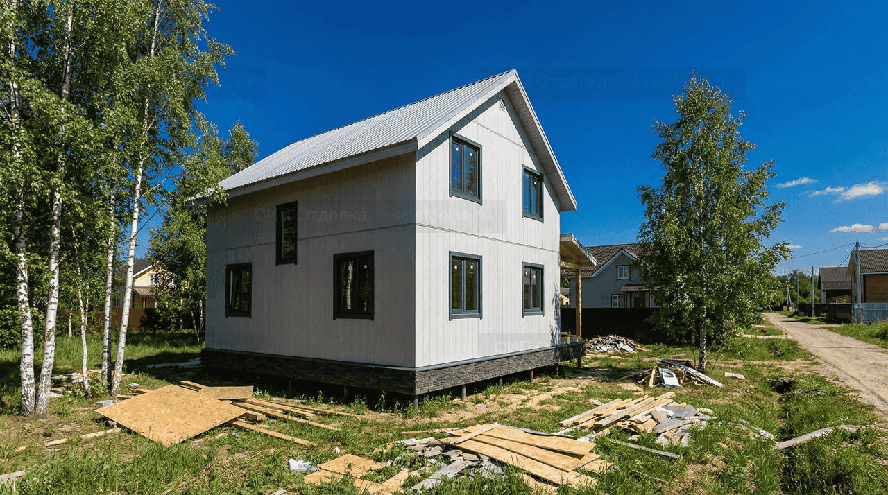 Коттедж из СИП-панелей 142 м² — Рождествено, Гатчинский район, комплектация ПОЛНЫЙ