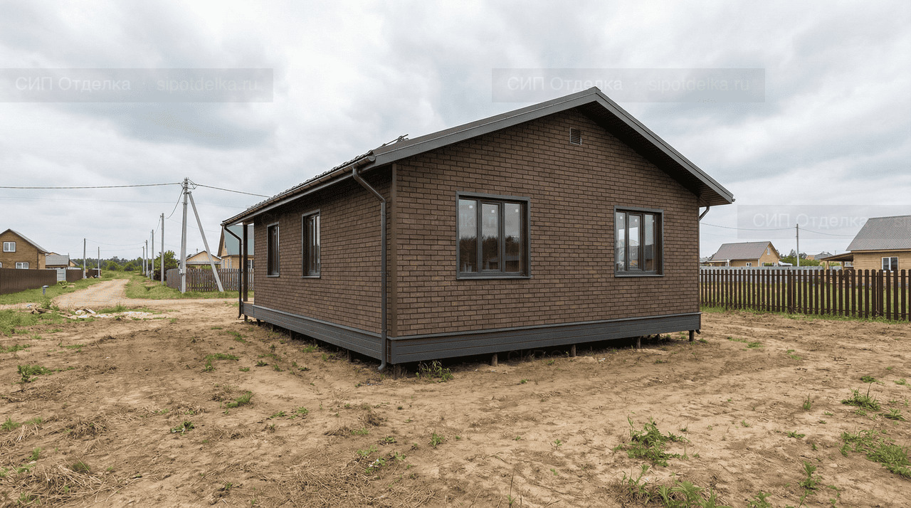 Коттедж из СИП-панелей 120 м² — Комарово, Курортный район, комплектация ПОЛНЫЙ