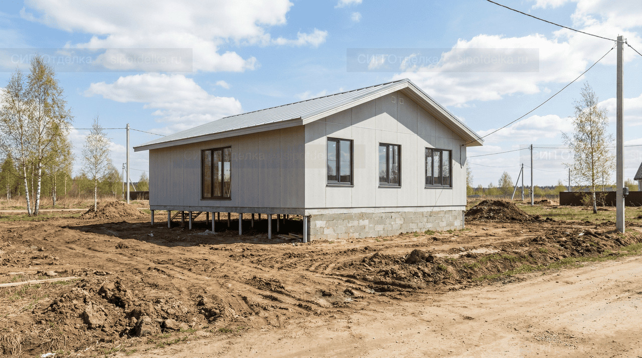 Семейный коттедж 124 м² — Кудрово, Всеволожский район, комплектация ПОЛНЫЙ
