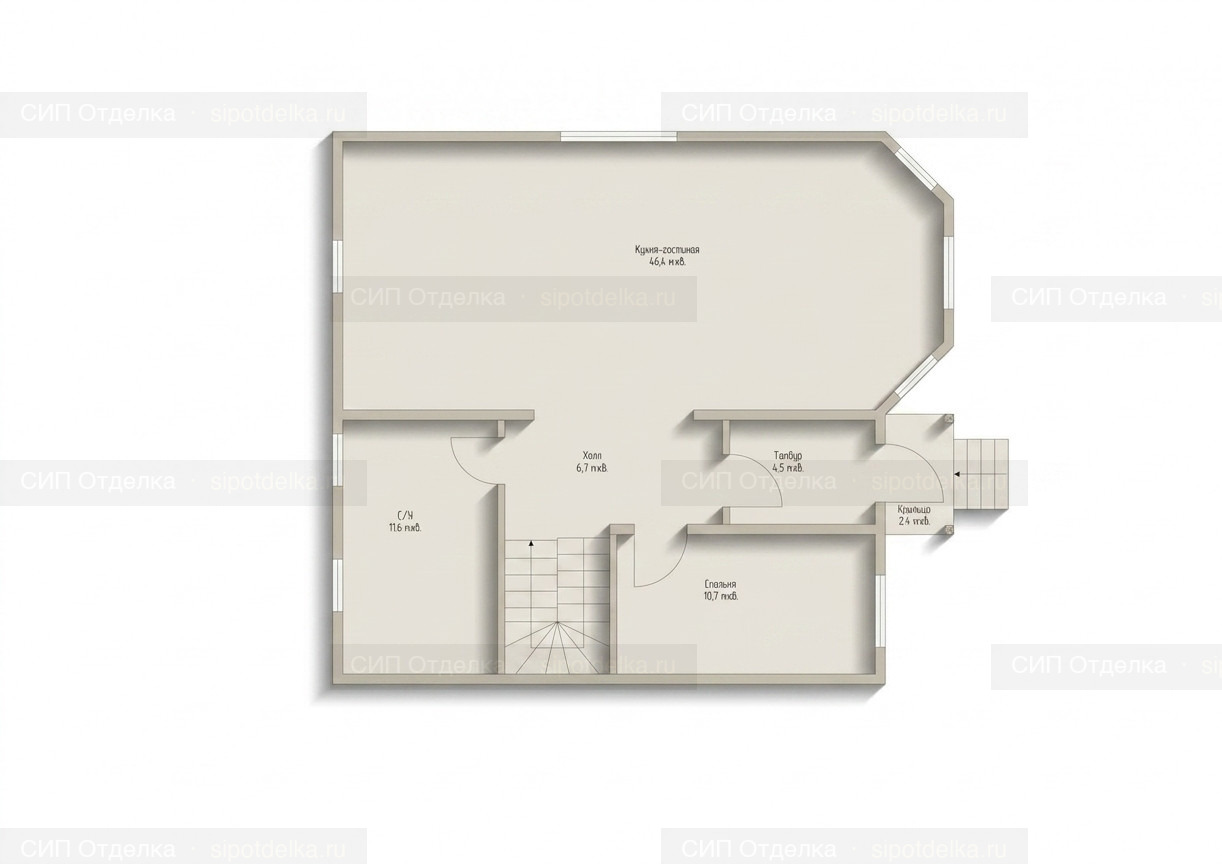 Планировка 1 проекта Арлинд-2